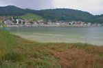 Je longe la rive du lac de Joux