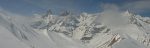 Enfin je le tiens mon panorama sur le Mont-Blanc et la Pointe Walker !