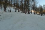 On traverse la forêt, neige parfois pourrie