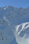 Et du côté de Six Manouvray, belle coulée de neige mouillée