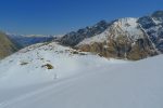 Il suffit de suivre les traces pour basculer sur le versant E (La Léchère) via le col du Pt2144