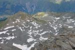 Vue sur le versant NO (direction Fionnay) et les lacs de Goli du Rogneux