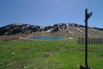 Le lac artificiel du Col de Crozet