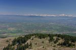 Vue sur le Mont-Blanc et le Léman