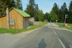 Poste frontière et Refuge du Poteau au fond