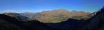 Vue arrière sur la vallée des Ormonts. Leysin au fond