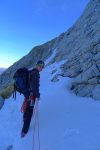 A l'ombre ça forme la jeunesse ! Portion d'escalade