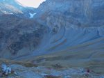 Et nous voilà à l'ombre, le col de Barberine au fond