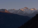 Le massif du Mont-Blanc (Trient ici)