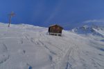 Le chalet isolé de L'Arpette.