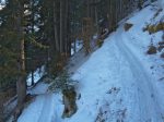 La galère dans une trace gelée !