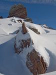Un bout de La Dent Rouge ... qui porte bien son nom !