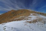 Je décide de tenter le retour par la crête du Mont Rogneux, pour l'instant pente douce peu enneigée