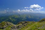 Un dernier coup d'oeil sur les Dents du Midi et Mont-Blanc voilé