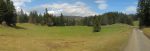 Vue panoramique sur la clairière à l'O de L'Archette (entre les points 1158, 1214 et 1199)