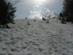 De plus il y a déjà des marches d'escalier dans la neige, pourquoi s'en priver