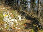 ... ou sur les rochers, très joli secteur, un peu boueux en cette saison