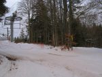 On arrive en haut du téléski de St-Cergue, en général je redescends par les pistes, selon le timing c'est le plus court. Mais je continue tout droit