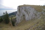 Au P1516, sur le "l" de Baulmes, un couloir confortable sera notre échapatoire. Il y a des traces, c'est ce qui nous a donné l'idée de s'y engager !