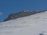 Sur notre gauche, Le Chasseron avec son point de triangulation MN03 et sa station météo