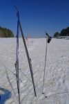 Un tiers de ski, mais comment fait Dario ? Il en casse quand même !