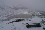 Le Lac des Audannes avec un début d'une percée.