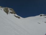 J'arrive au niveau du couloir qui est plein S et donc dans une neige en cours de transformation