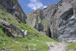 On vire à gauche au lieu dit Schmitte 2187m, c'est le début d'une Via Ferrata.