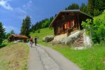 Départ depuis les hauts de Leysin