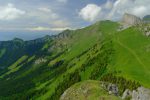 La crête du Cherix qui permet depuis Luan de rejoindre la Tour d'Aï