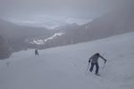 Vue arrière, c'est pentu