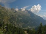 Puis on retourne vers Macugnaga, le Monte Moro est sur la gauche