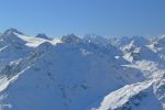 Le glacier de Prafleuri et le massif du Mont-Blanc