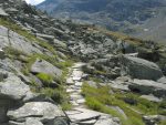 Début du chemin vers le Monte Moropass, bien aménagé