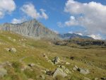 Vue arrière sur les Arêtes de Lire Rose