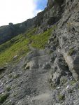 Je laisse les edelweiss et continue pour monter vers le col de Tsofeiret