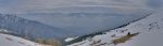 Panorama sur la vallée du Rhône et les Alpes (mon capteur a un tache qui se répète)