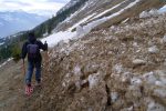 Nous traversons le couloir avalancheux