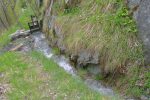 La prise d'eau depuis le Torrent de Randonne