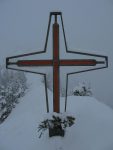 La croix au sommet de L'Aiguille de Mex (1866m). J'ai une photo colorée pour cette sortie !