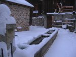 J'ai été surpris de voir une fontaine encore avec de l'eau coulante.