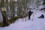 Puis on retrouve le chemin de la montée au niveau de la route