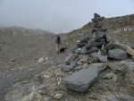 Vu la météo, les cairns sont bien appréciés