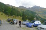 Départ depuis la fin de la route autorisée, Les Martinaux. Parking plein