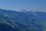 Zoom sur le Mont-Blanc et Dents du Midi