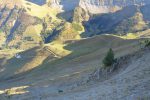 Le chemin de la montée dans l'ombre