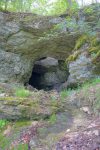 Entrée de la grotte de la Pernon