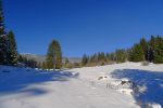 A gauche la ferme Pentier, on file à droite dans la forêt