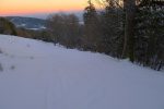 Puis on rejoint l'ancienne piste de ski