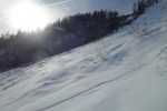 Couloir plus agréable. J'ai croisé des chamois, on voit leur trace